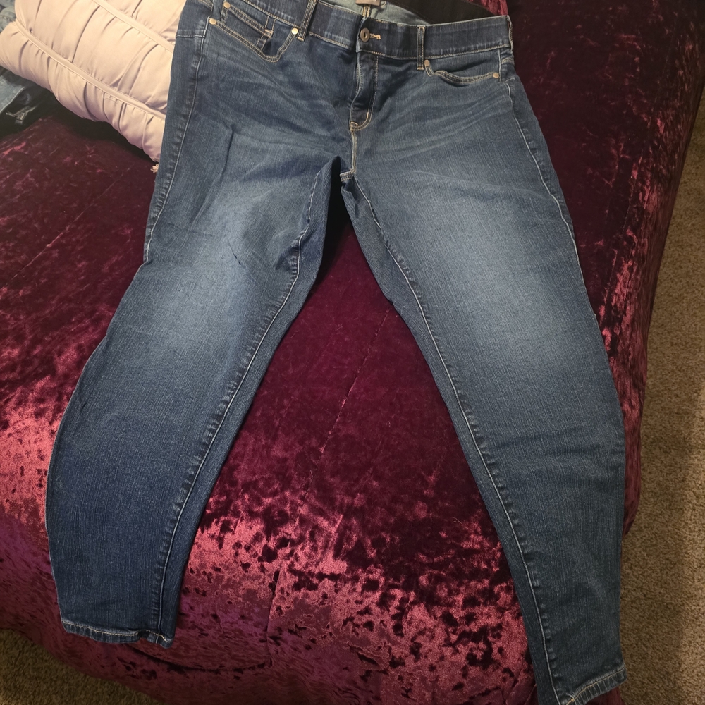 Torrid Dark Blue Skinny Jeans